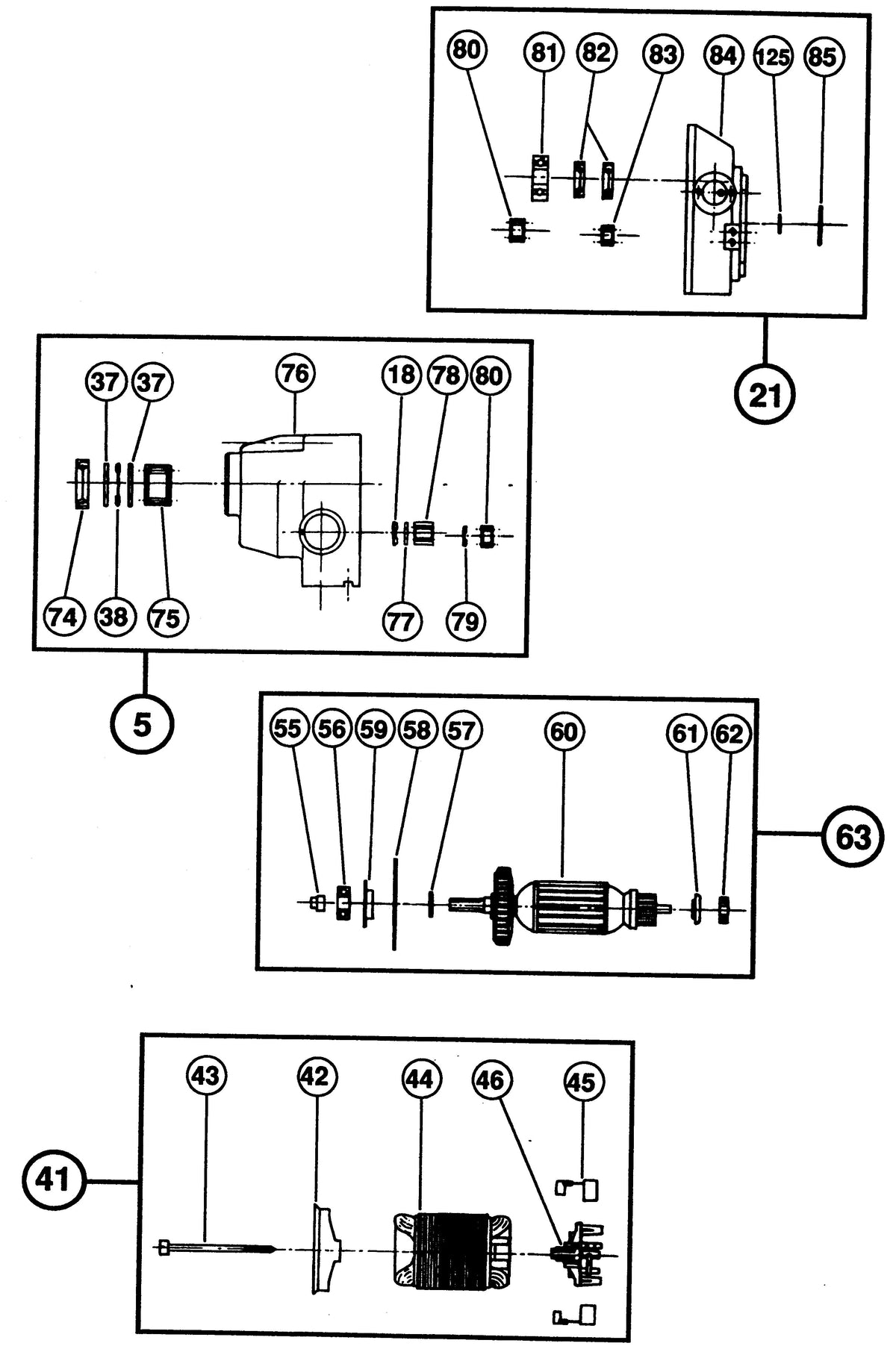 Vue éclatée DeWalt DIAMANT-3 Type 1 - planche 3