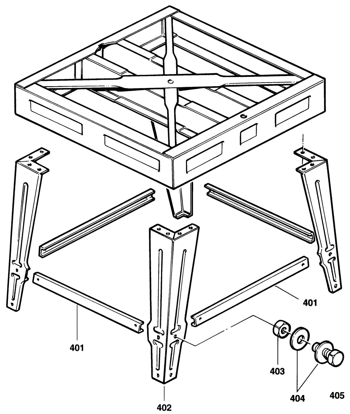 Vue éclatée DeWalt DW725 Type 1 - planche 7