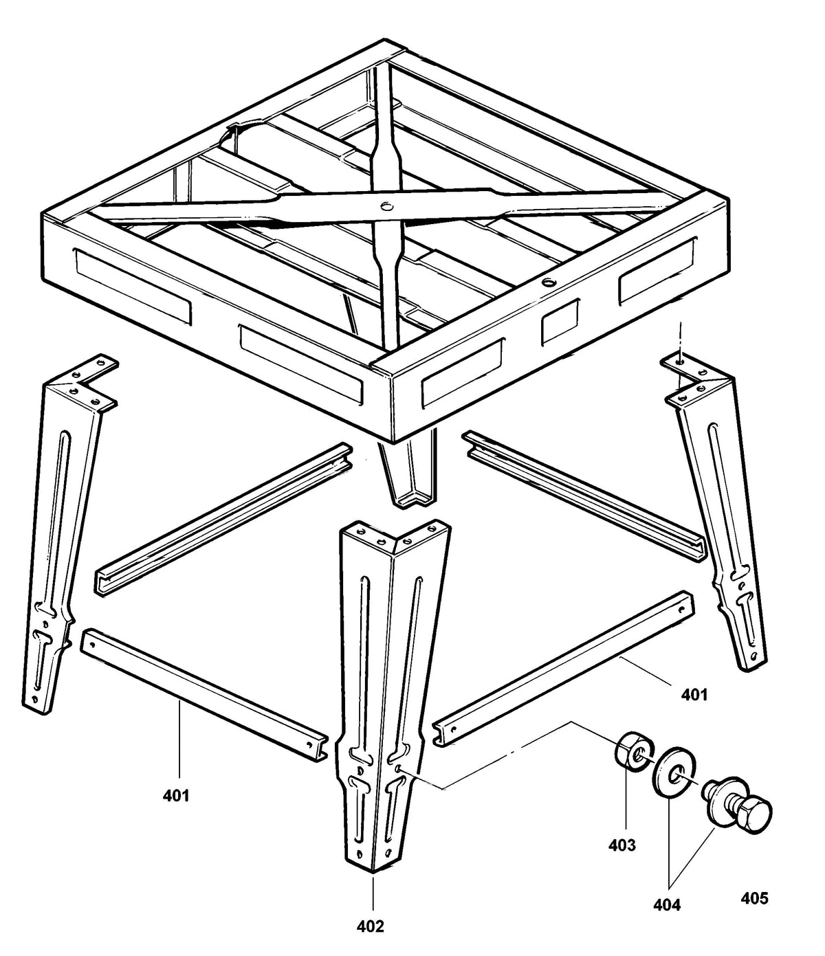 Vue éclatée DeWalt DW725 Type A3 - planche 1