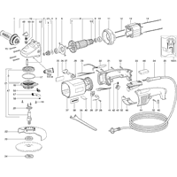 Vue éclatée Metabo W 14-150 ERGO 06251261 - page 1