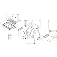 Vue éclatée Metabo UNIVERSALTISCH FLEXO 500 0910064304 10 - page 1