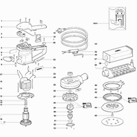 Vue éclatée Metabo SX E 450 DUO 00458001 - page 1
