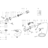 Vue éclatée Metabo WXLA 26-230 QUICK 06455261 - page 1