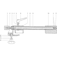 Vue éclatée Metabo SPANINRICHTING WERKSTUK KGT 0910009222 11 - page 1
