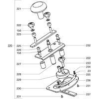 Vue éclatée Metabo MULTI 260 S-W 0290026008 10 - page 5
