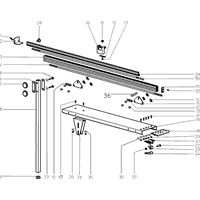 Vue éclatée Metabo TAFELVERLENGING 3000MM R-L-KGS255 L-KGS3 0910058835 10 - page 1