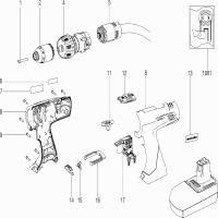 Vue éclatée Metabo SBZ 18 01445420 - page 1