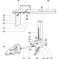 Vue éclatée Metabo MULTI 260 S-W 0290026008 10 - page 3
