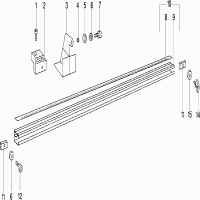 Vue éclatée Metabo PULL-OUT END STOP 31462000 - page 1