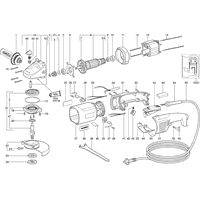 Vue éclatée Metabo W 14-150 ERGO 06251000 - page 1