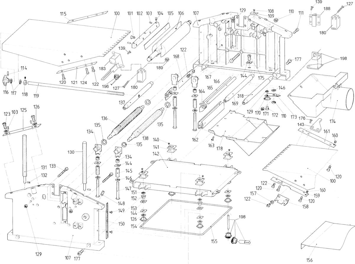 Vue éclatée Metabo HC 260 C 2,20 WNB 0114026000 11 - page 1