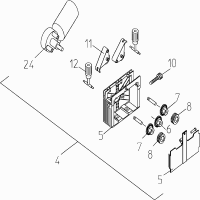 Vue éclatée Metabo SEPARATE WIRE FEED UNIT SDV 301-351 E 0902040412 10 - page 2