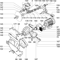 Vue éclatée Metabo MULTI 310 G-W 0290031001 11 - page 7