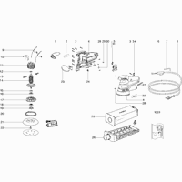 Vue éclatée Metabo SX E 425 XL 00426000 - page 1