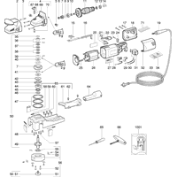 Vue éclatée Metabo LF 724 S 00724000 - page 1