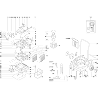 Vue éclatée Metabo ASR 2050 02033001 - page 1