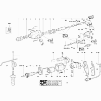 Vue éclatée Metabo KHE 26 DIAGNOSTIC 00247000 - page 1