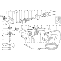 Vue éclatée Metabo W 14-150 ERGO 06251260 - page 1