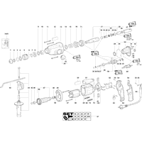 Vue éclatée Metabo KHE 24 SP 00230001 - page 1