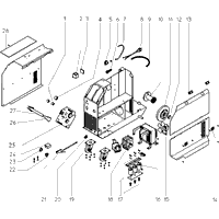 Vue éclatée Metabo MIG-MAG 150-20 XT 0021031700 12 - page 5