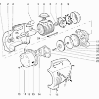 Vue éclatée Metabo HWW 3300-20 S 0250330110 10 - page 1