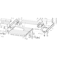 Vue éclatée Metabo TABLE SIDE EXTENSION UK220-PK200 0910018442 10 - page 1