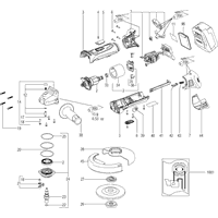 Vue éclatée Metabo W 18 LTX 150 00404421 - page 1