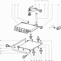Vue éclatée Metabo MORTICING ATTACHMENT MULTI 310 0920054064 10 - page 1