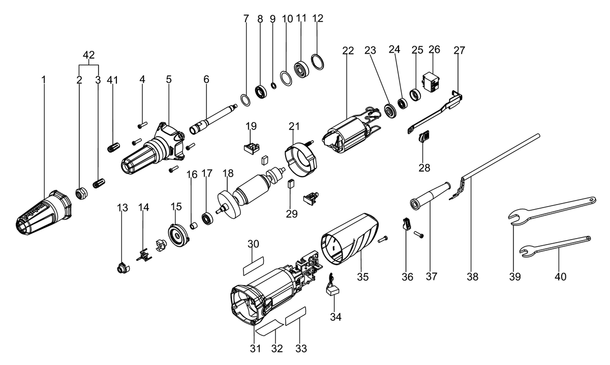 Vue éclatée Metabo G 400 00427000 - page 1