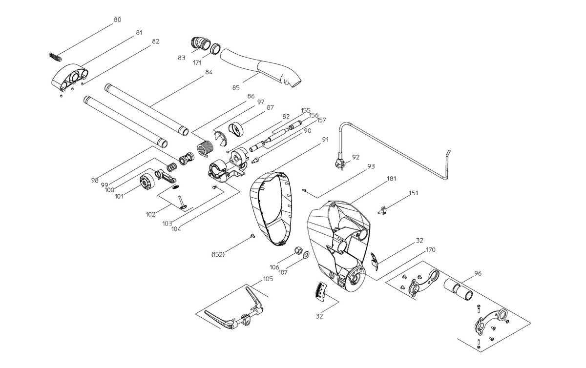 Vue éclatée Metabo KGS 254 I Plus 0102540200 10 - page 4