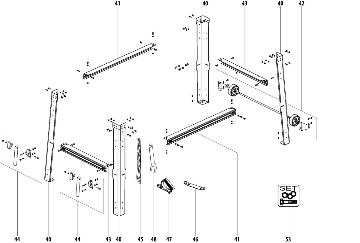 Vue éclatée Metabo TKHS 315C 2,00 WNB 0103152000 15 - page 4