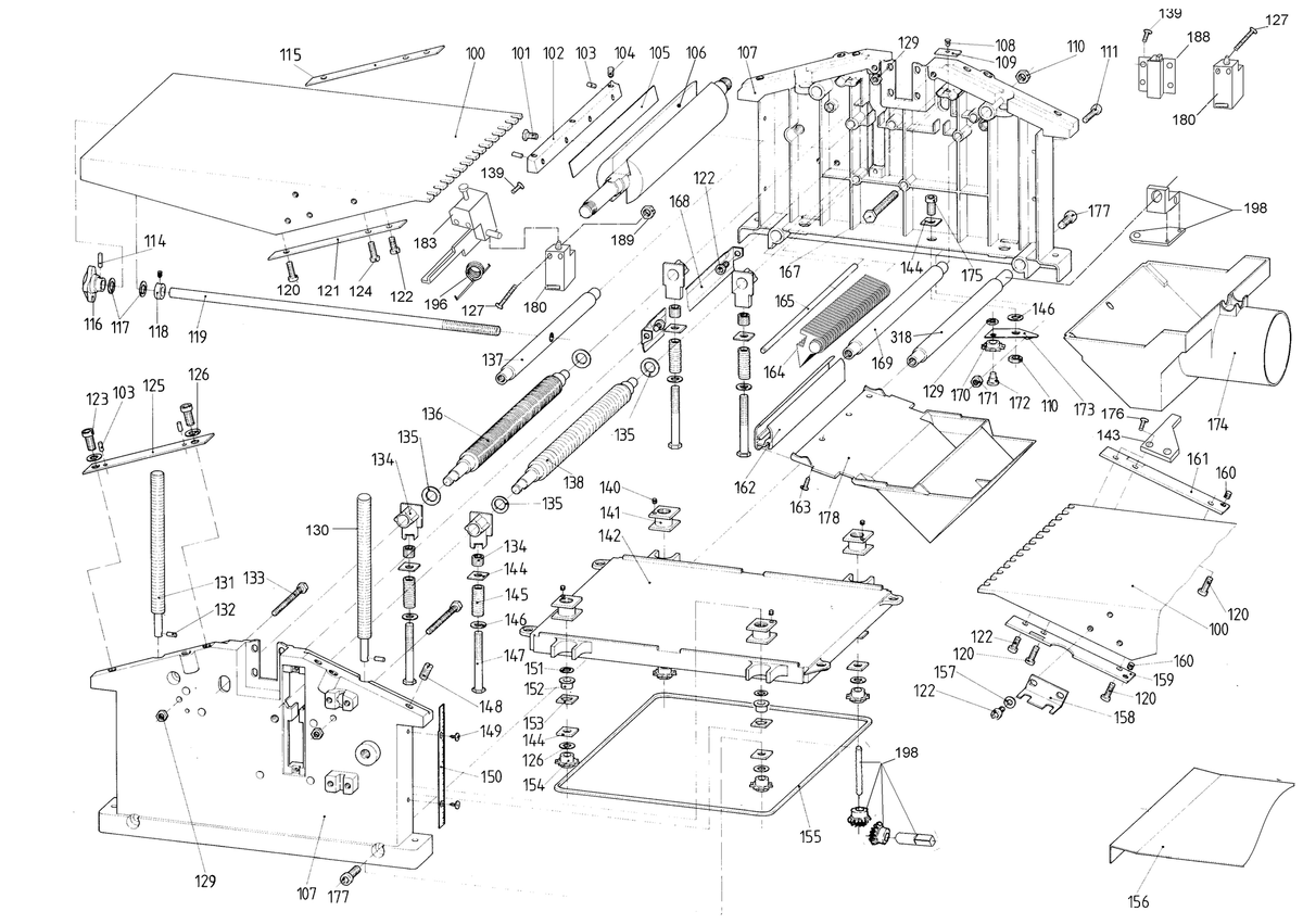 Vue éclatée Metabo HC 260 C 2,20 WNB 0114026000 12 - page 1