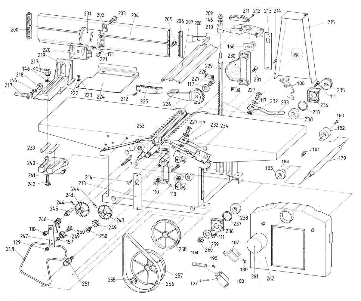 Vue éclatée Metabo HC 260 C 2,20 WNB 0114026000 12 - page 2
