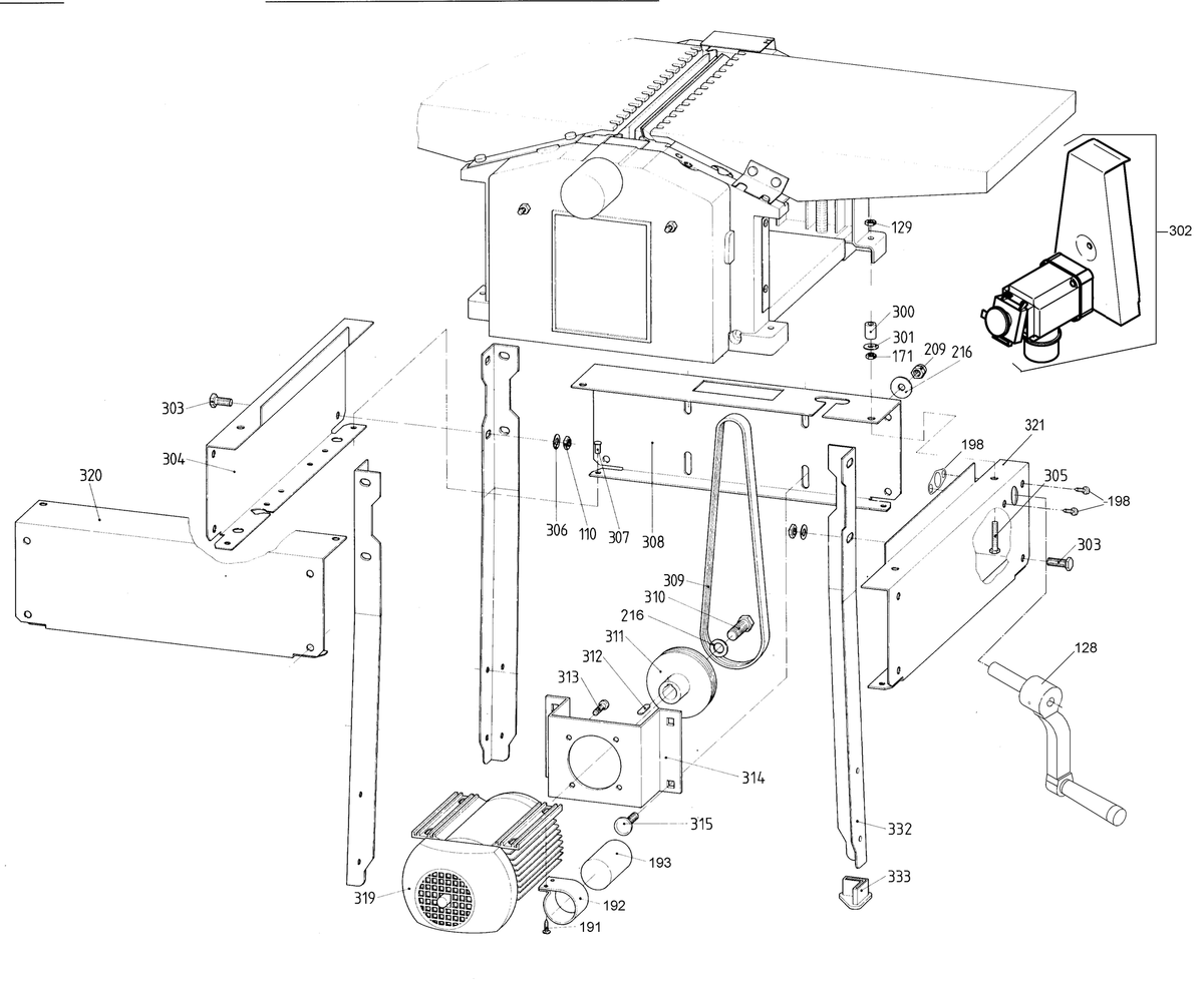 Vue éclatée Metabo HC 260 C 2,20 WNB 0114026000 12 - page 3