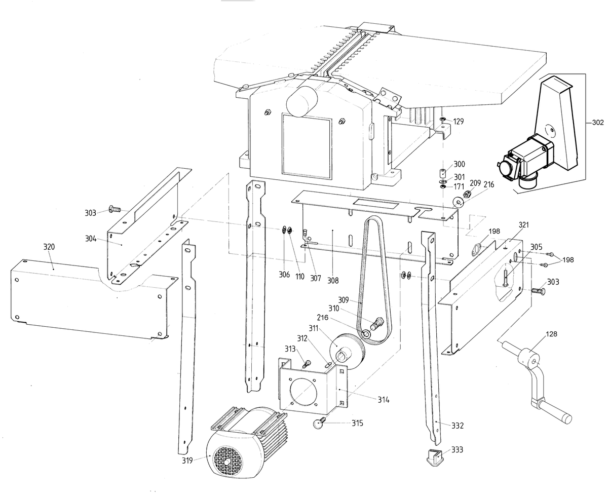 Vue éclatée Metabo HC 260 C 2,80 DNB 0114026100 12 - page 3