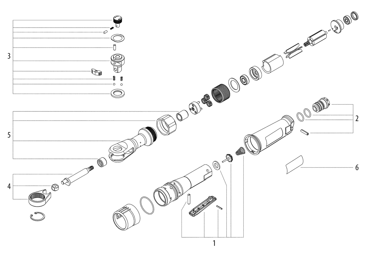 Vue éclatée Metabo DRS 95-1/2" 01553000 - page 1