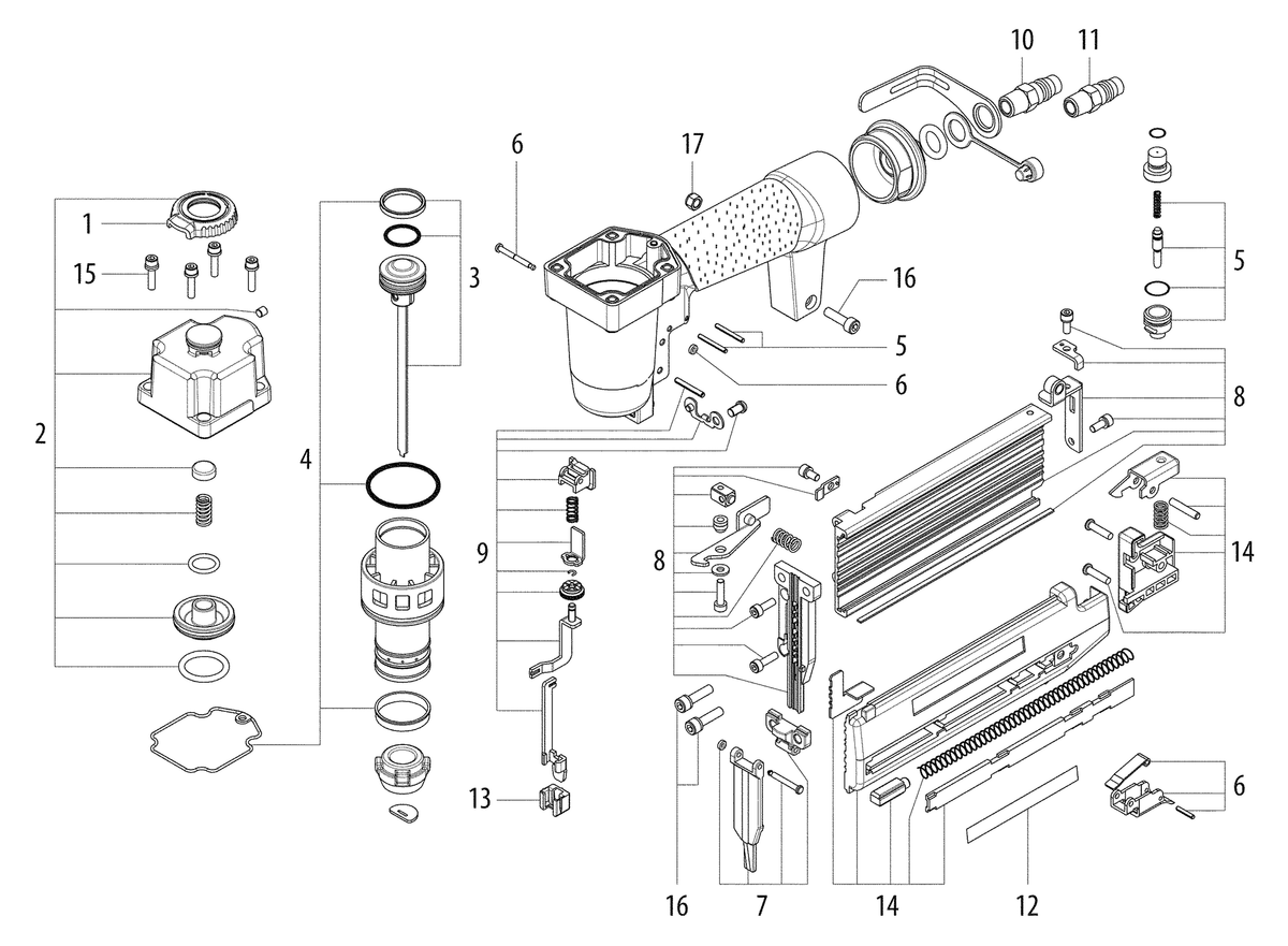 Vue éclatée Metabo DSN 50 01568000 - page 1