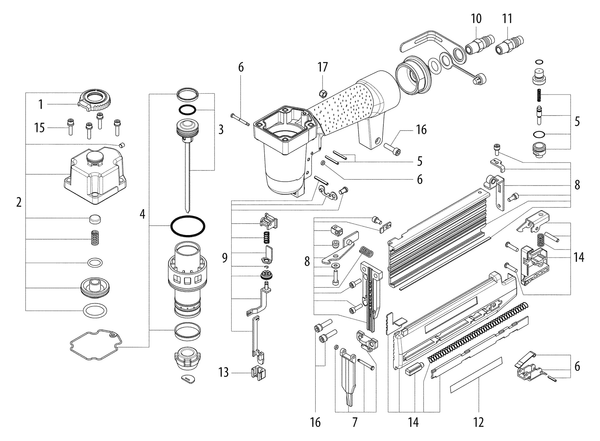 Vue éclatée Metabo DSN 50 01568000 - page 1